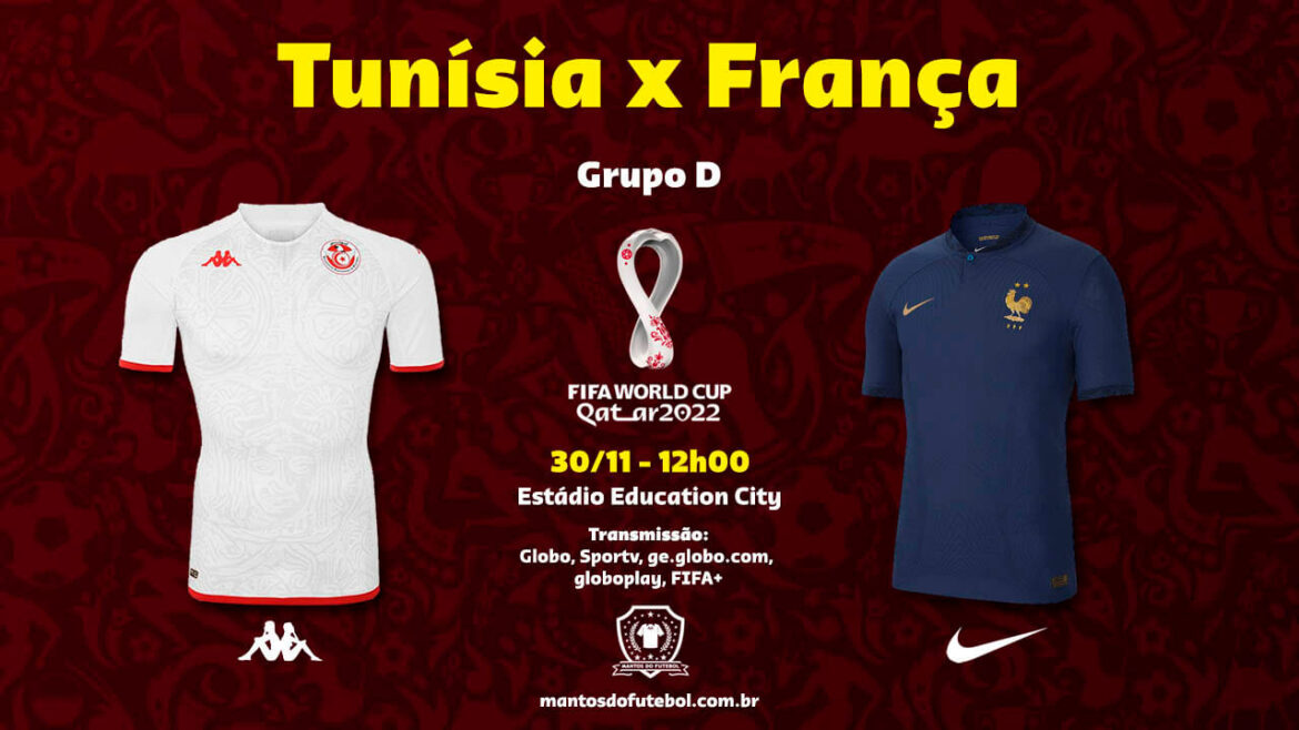 30-11 – Tunísia x França – Copa do Mundo 2022 – Palpites, Prognósticos, Onde Assistir 30-11 - Tunísia x França - Copa do Mundo 2022 - Palpites, Prognósticos, Onde Assistir