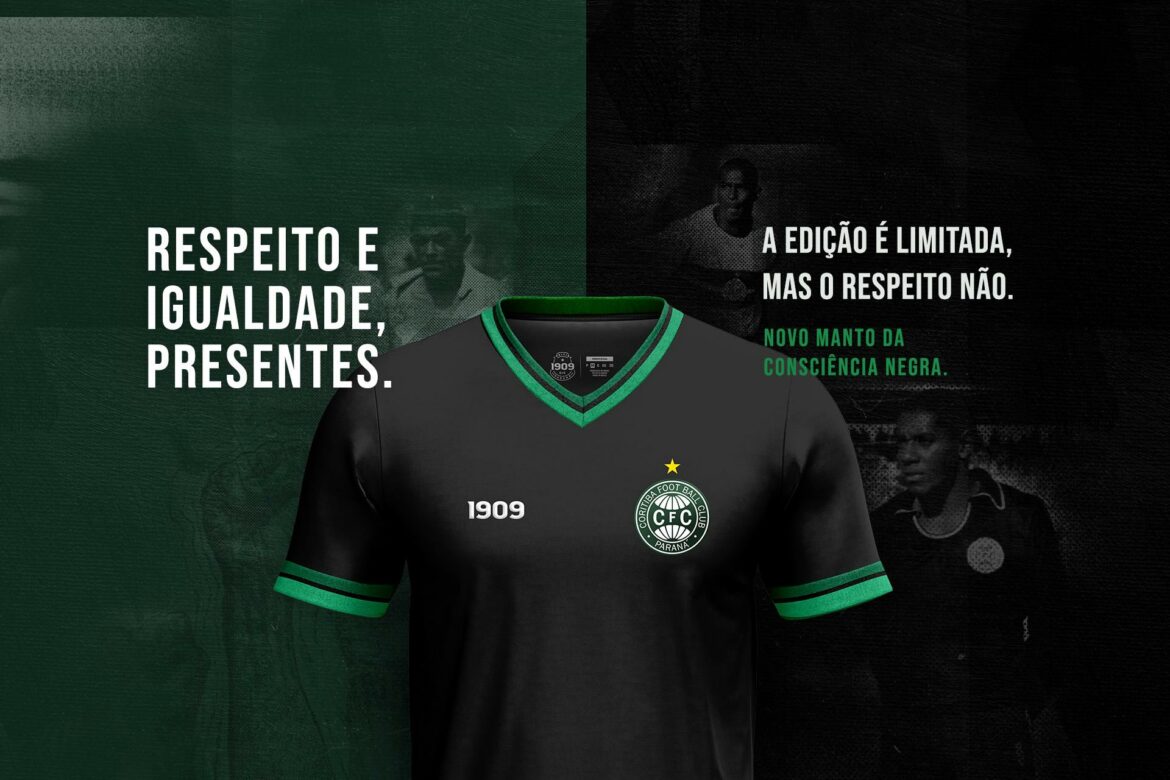 Camisa do Coritiba Consciência Negra 2022