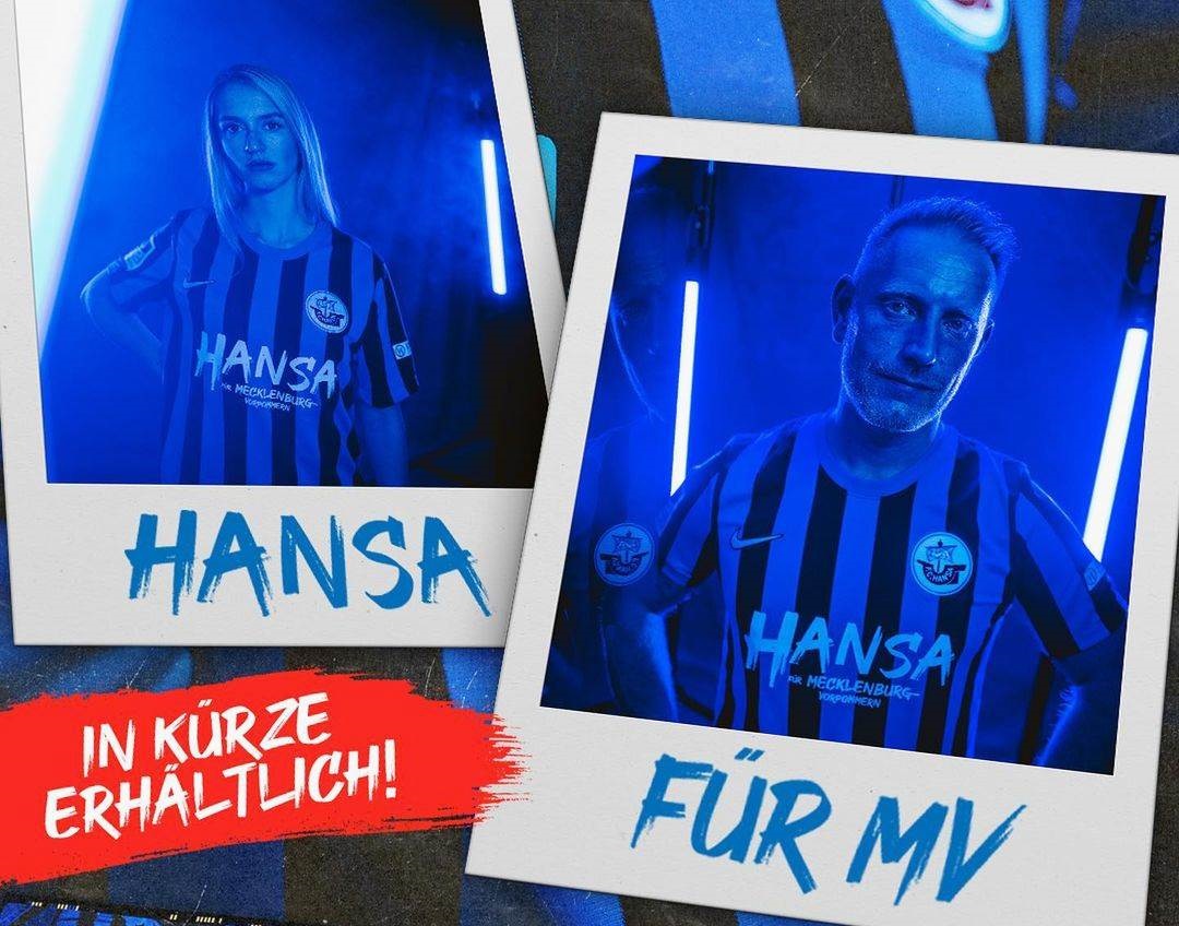 Hansa Rostock lança camisa especial para campanha de arrecadação