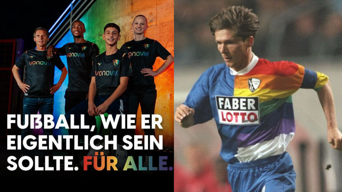 Mizuno lança nova camisa arco-íris do Bochum 2022-2023