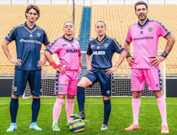 camisas de 109 anos do parma erreà