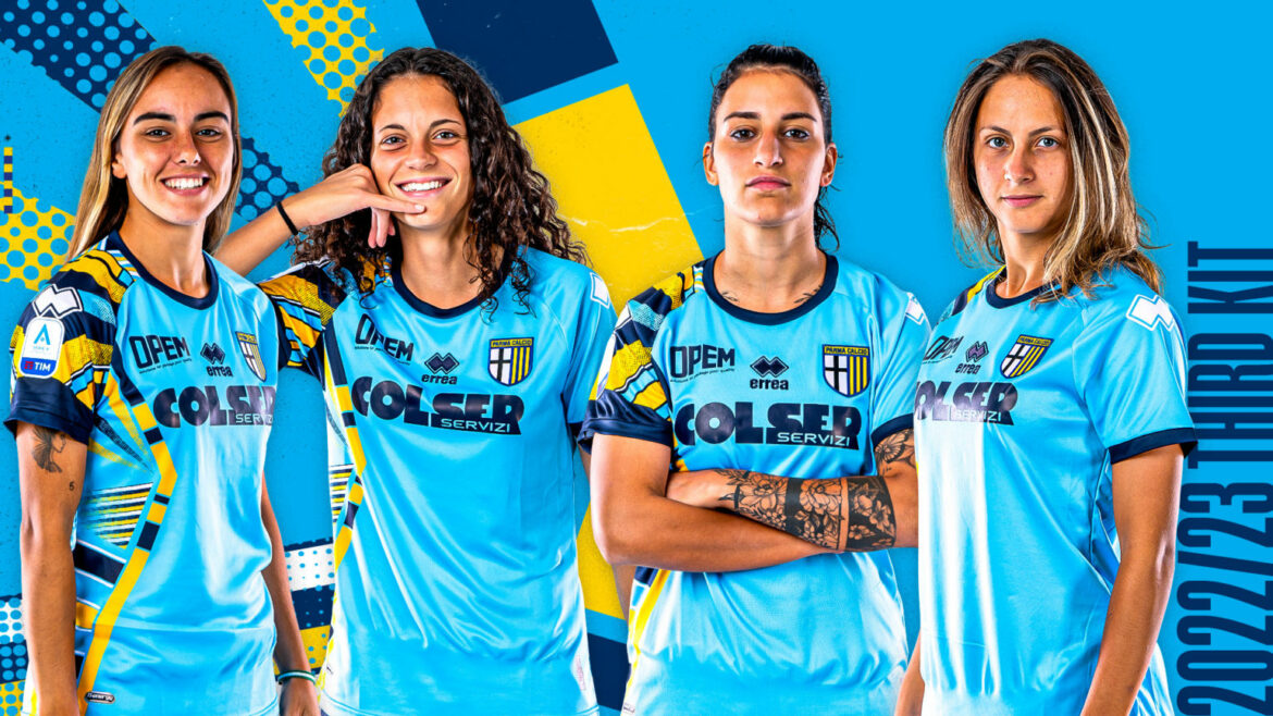 Parma lança nova terceira camisa 2022-2023 para o time feminino