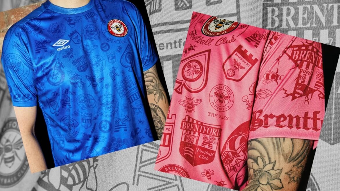 Brentford lança camisas How Deep is Your Love, baseadas em tatuagens (1) Brentford lança camisas How Deep is Your Love, baseadas em tatuagens