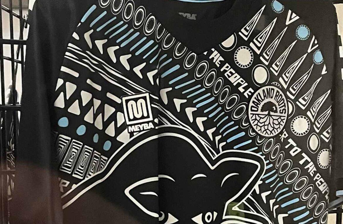 Camisa Pantera Negra do Oakland Roots 2023 Meyba