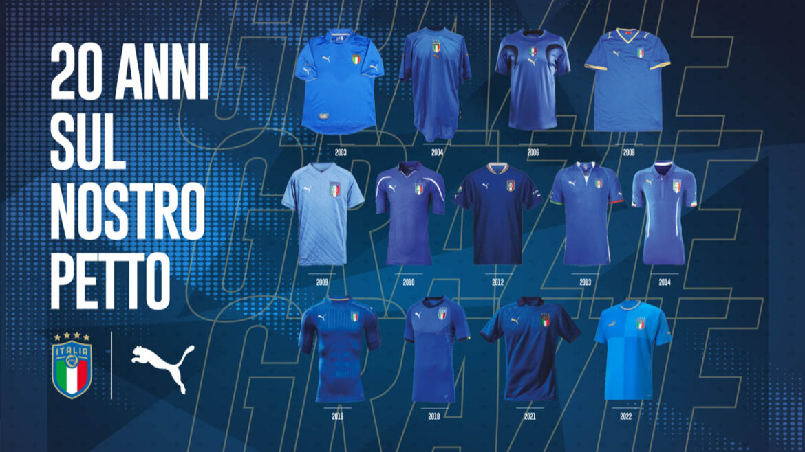 Itália se despede da PUMA após 20 anos de parceria