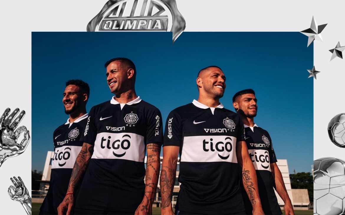 Nike lança nova camisa reserva do Club Olimpia para 2023