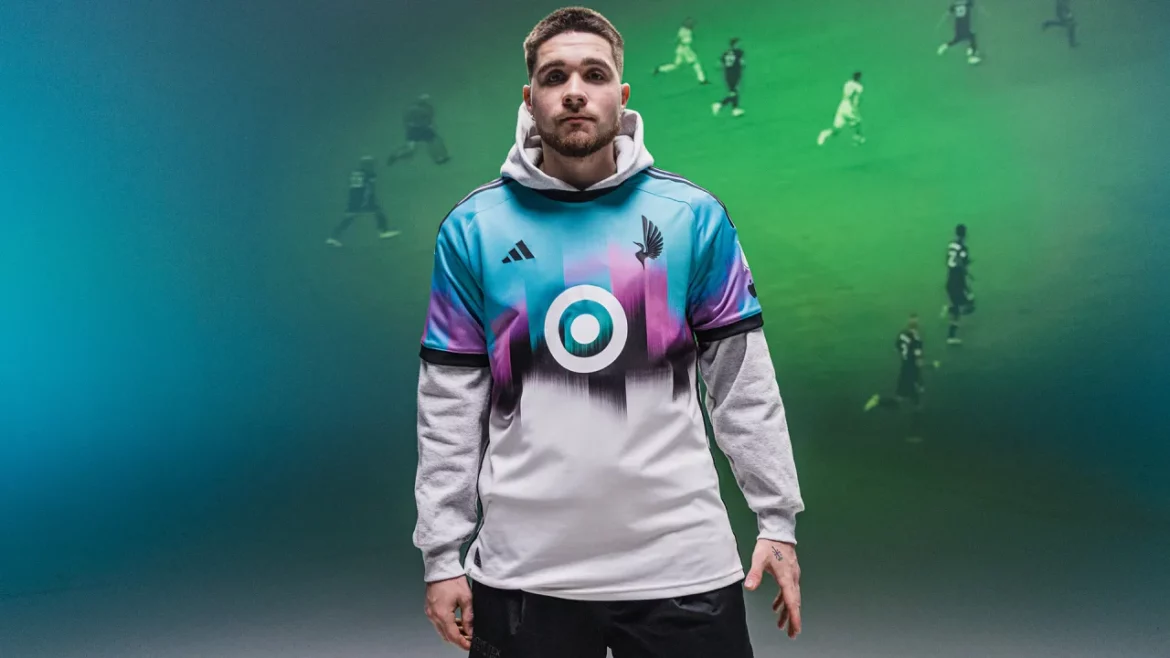 Camisa reserva do Minnesotta MLS 2023 Adidas kit a