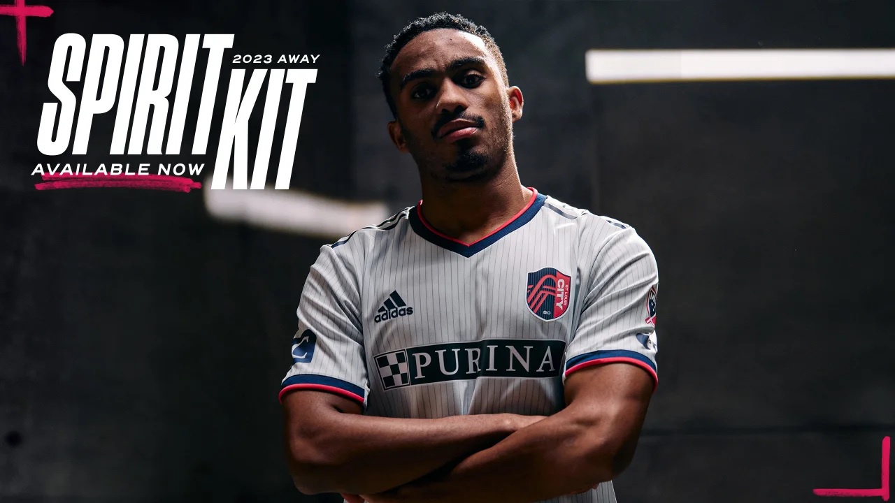 Nova camisa reserva do St Louis City 2023 Adidas MDF