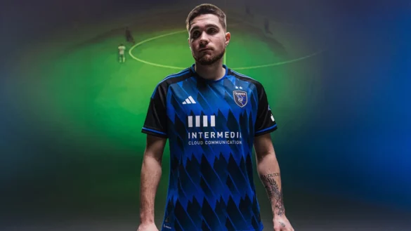 Camisa titular do SJ Earthquakes MLS 2023 Adidas a