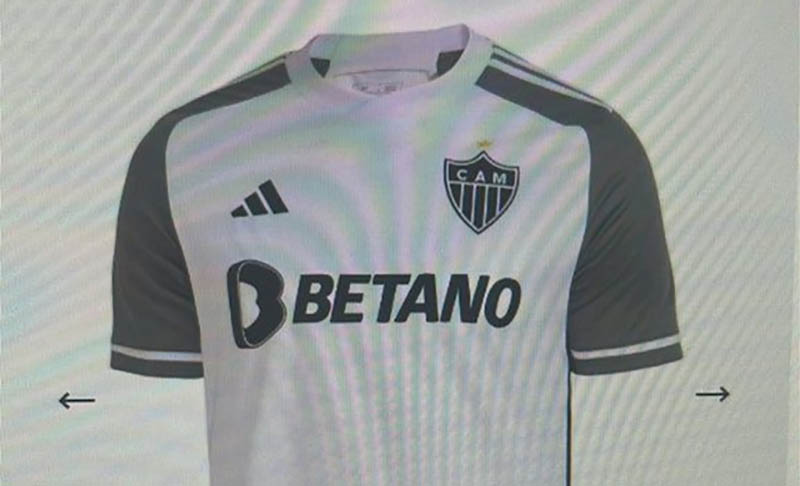 Camisa branca do Atlético Mineiro 2023-2024 Adidas a