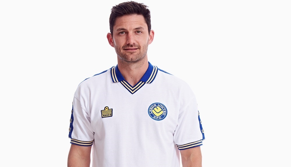 Camisa retrô do Leeds United 1978 Admiral