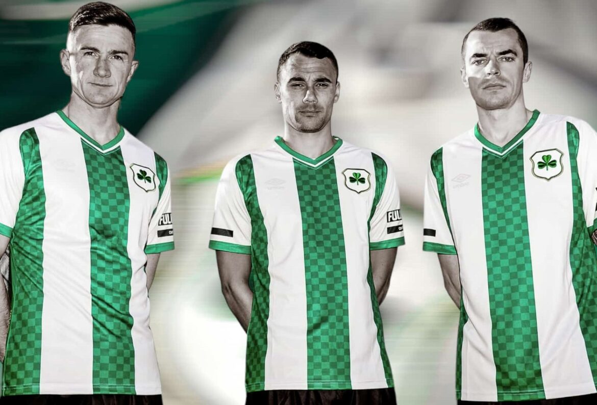 Shamrock Rovers lança camisa do centenário do primeiro título