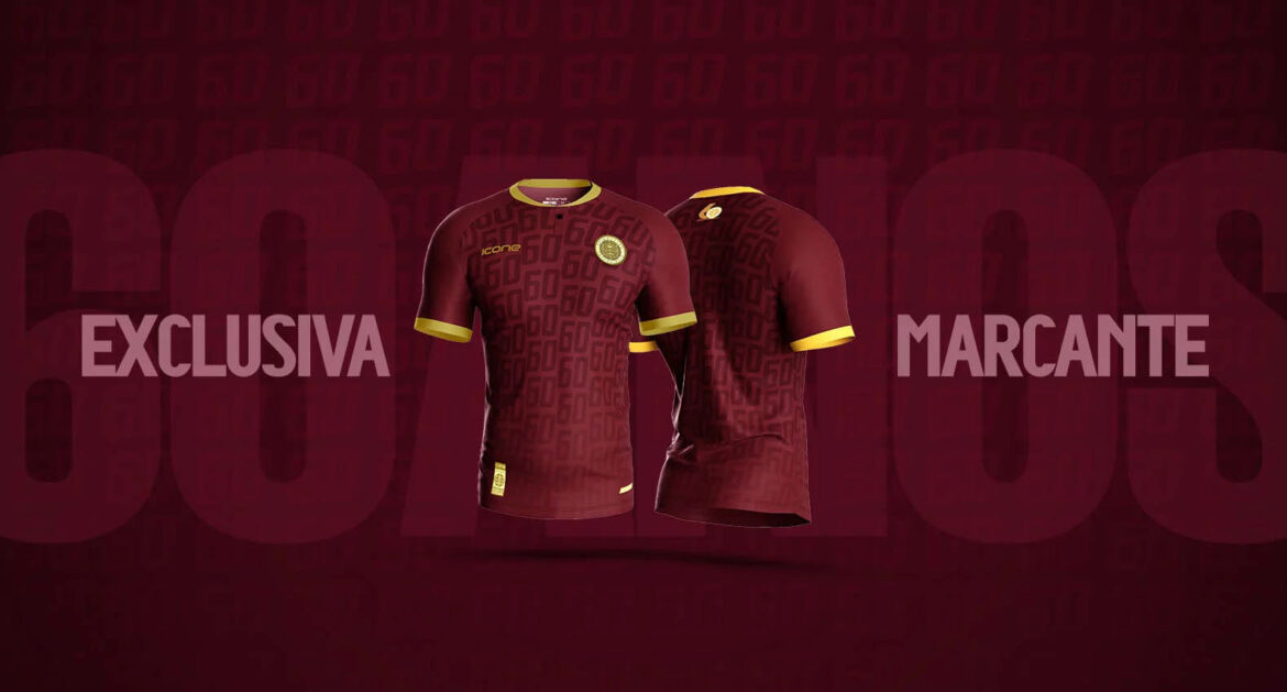 Camisa dos 60 anos da Desportiva Ferroviária 2023-2024 Ícone Sports