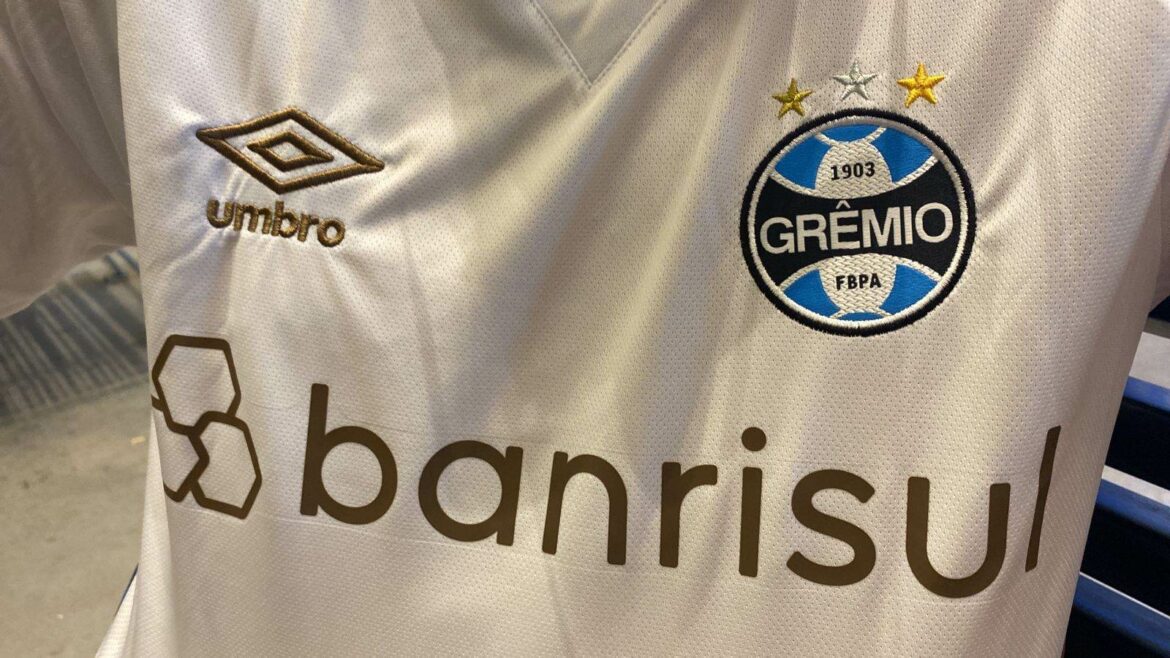 Camisa reserva do Grêmio 2023-2024 Umbro a