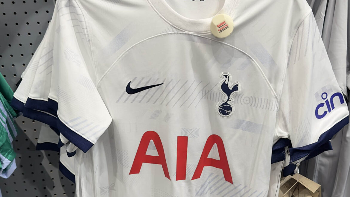 Camisa titular do Tottenham 2023-2024 Nike a Camisa titular do Tottenham 2023-2024 Nike a