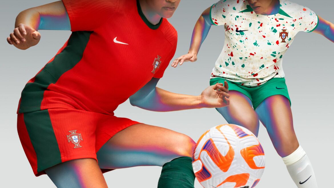 Camisas da Seleção Feminina de Portugal 2023 Nike