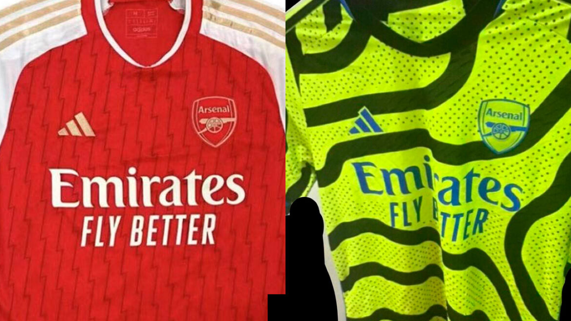 Camisas do Arsenal 2023-2024 tem imagens vazadas