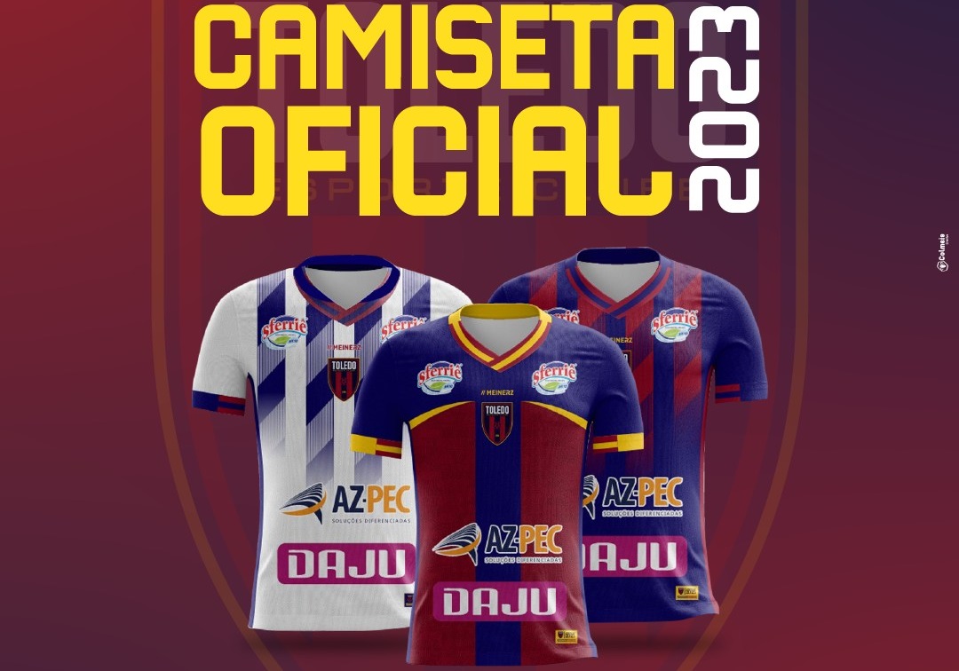 Camisas do Toledo EC 2023 são reveladas pela Meinerz