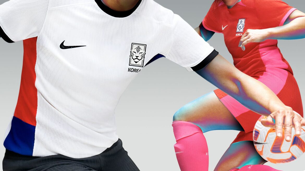 Nike lança camisas da Coreia do Sul para a Copa do Mundo Feminina 2023 (1) Nike lança camisas da Coreia do Sul para a Copa do Mundo Feminina 2023