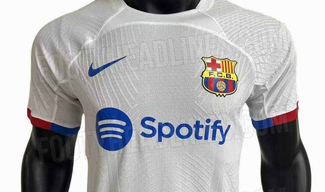Camisa branca do Barcelona 2023-2024 Nike a