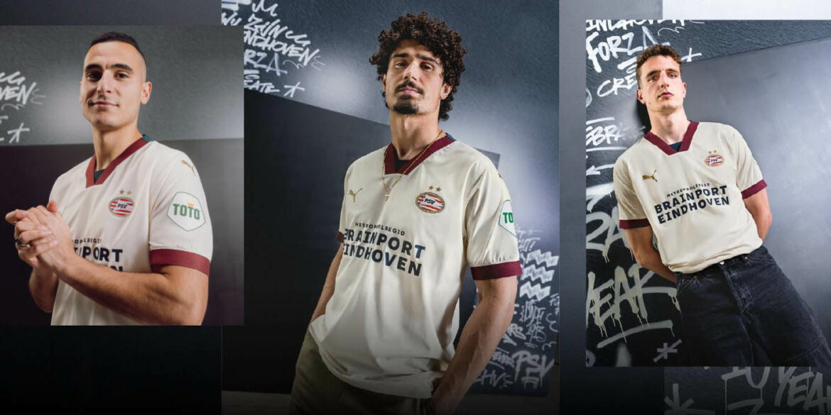 Camisa reserva do PSV 2023-2024 PUMA a