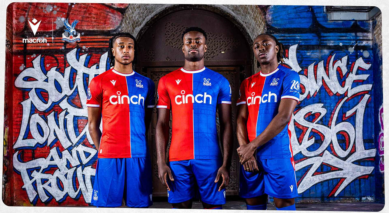 Nova Camisa Titular Do Crystal Palace 2023 2024 Macron MDF