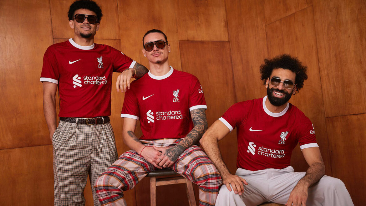 Nova Camisa Titular Do Liverpool 2023 2023 Nike MDF nova-camisa-titular-do-liverpool-2023-2023-nike-mdf