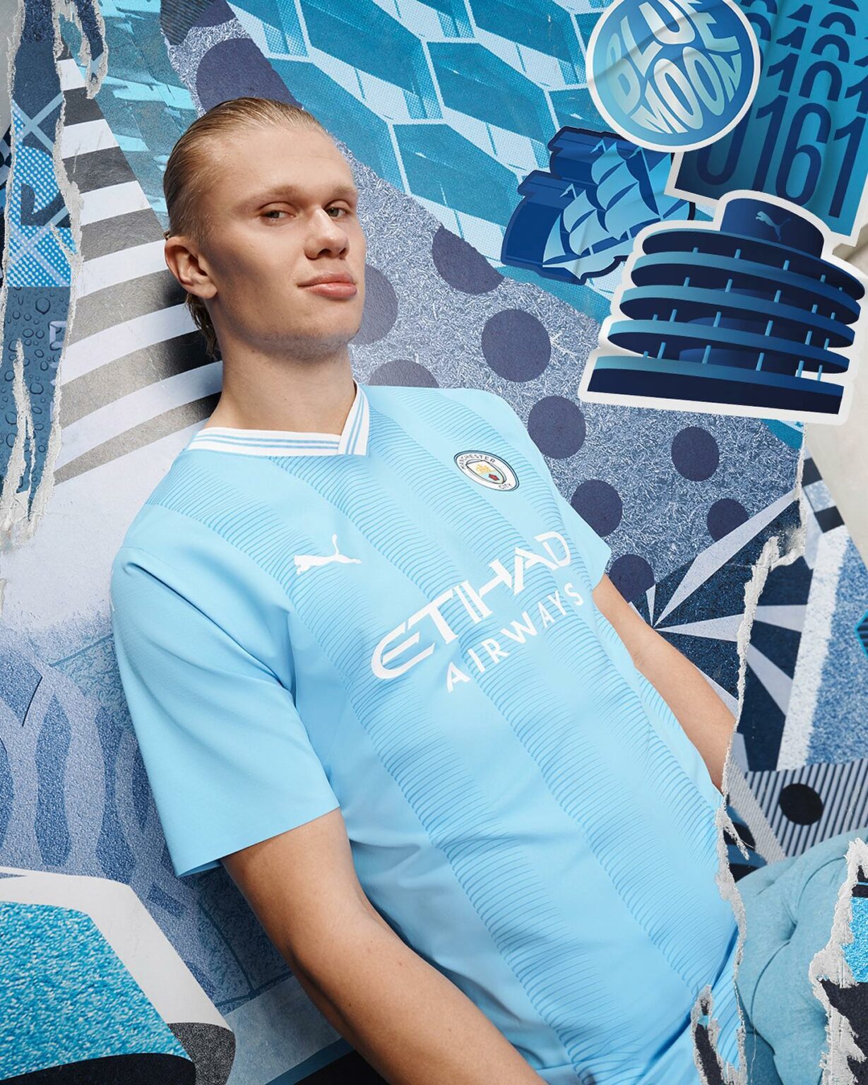 Nova camisa titular do Manchester City 20232024 PUMA » MDF