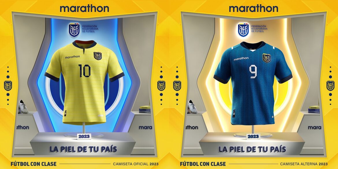 Camisas do Equador 2023 são lançadas pela Marathon