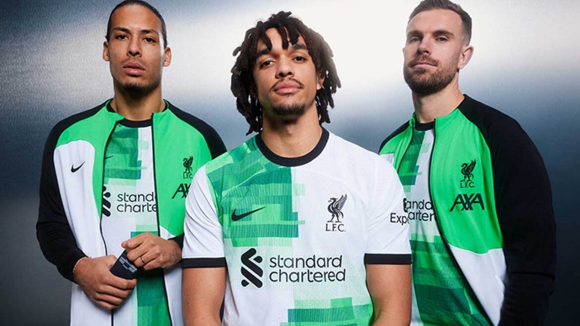 Camisa reserva do Liverpool FC 2023-2024 Nike a