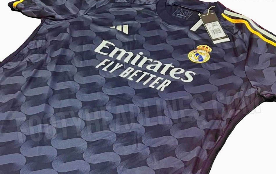 Camisa reserva do Real Madrid 2023-2024 Adidas a