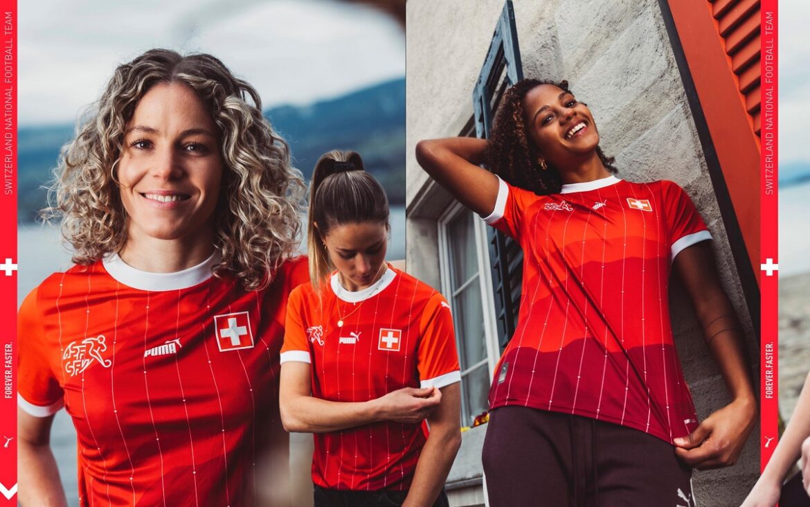 Camisa titular da Suíça para a Copa do Mundo Feminina 2023