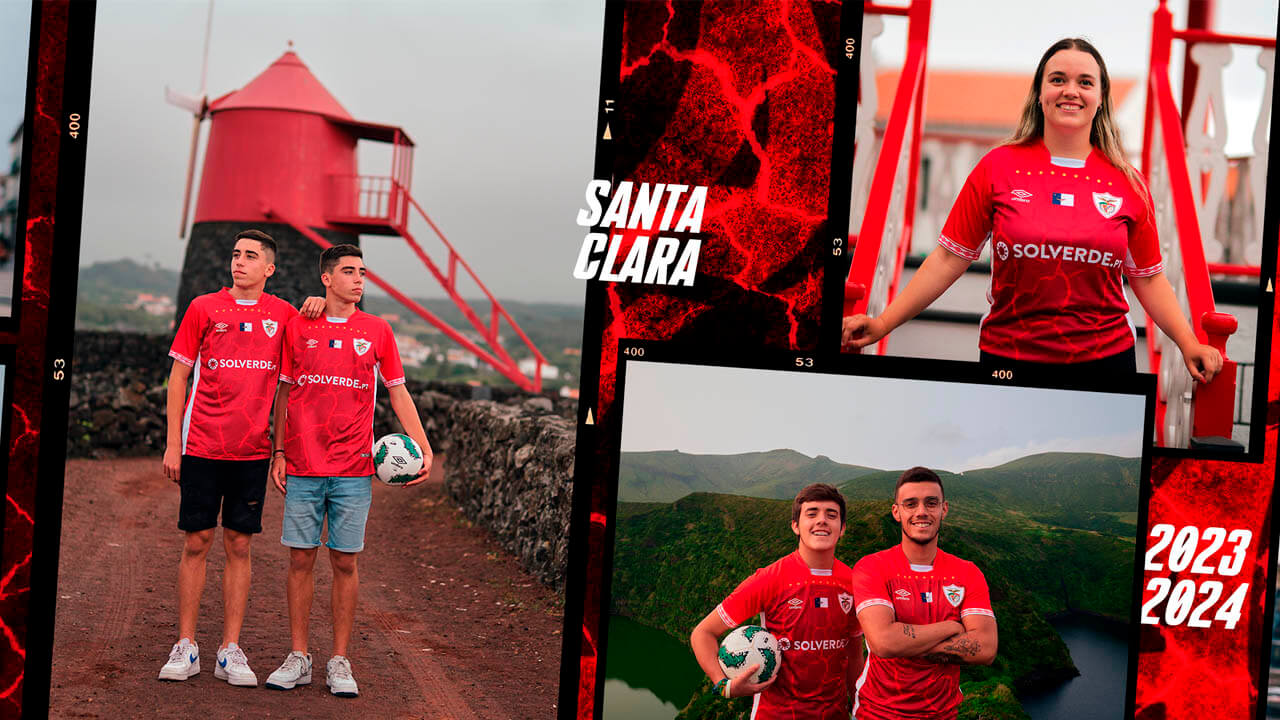 Nova camisa titular do Santa Clara 20232024 Umbro » MDF Nova camisa titular do Santa Clara 20232024 Umbro » MDF