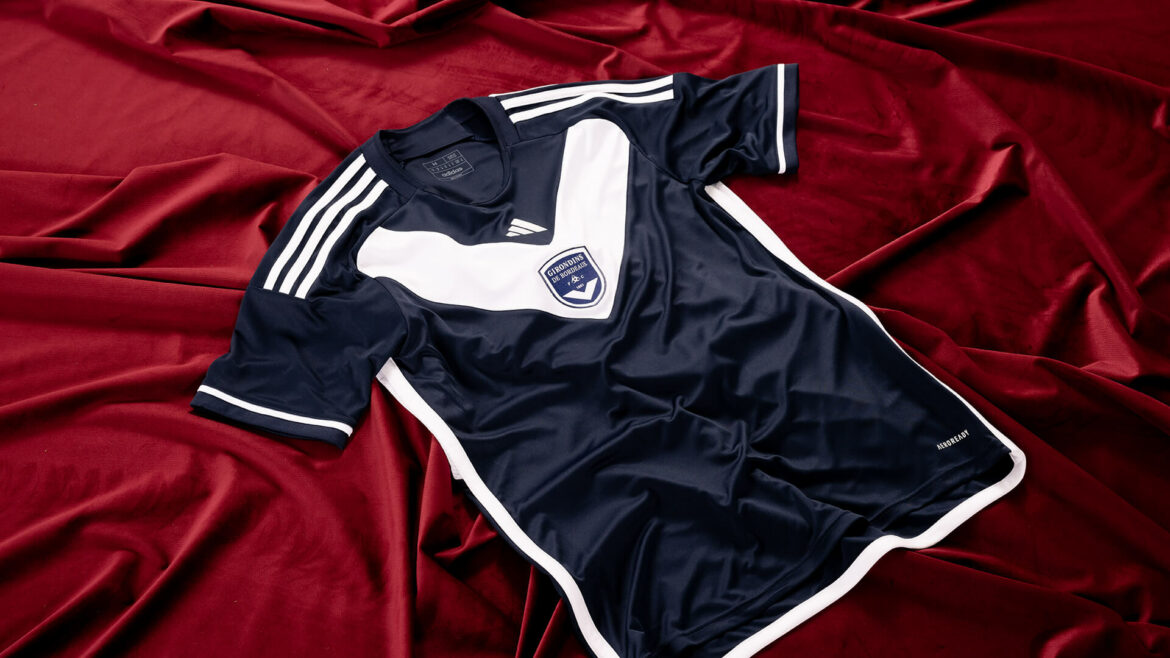 Camisa titular do Girondins de Bordeaux 2023-2024 Adidas a