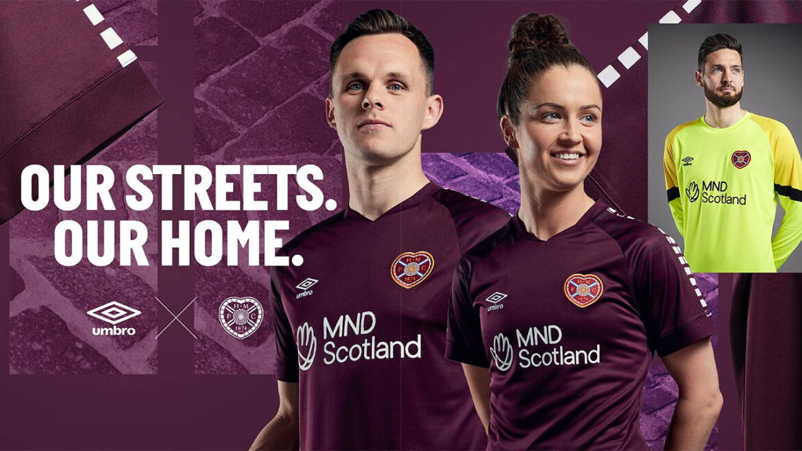 Camisa titular do Hearts 2023-2024 Umbro a