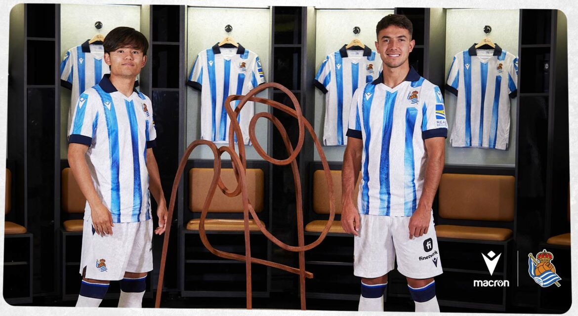 Camisa titular do Real Sociedad 2023-2024 Macron 2