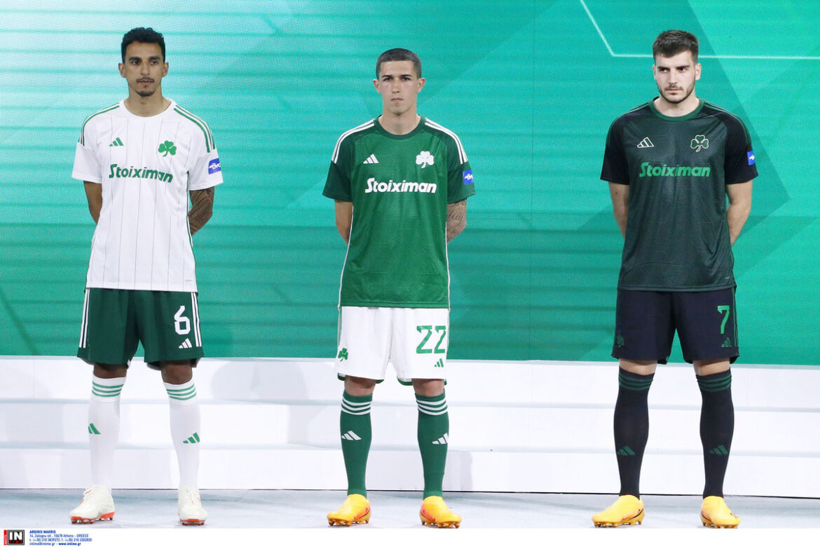 Camisas do Panathinaikos 2023-2024 são reveladas pela Adidas