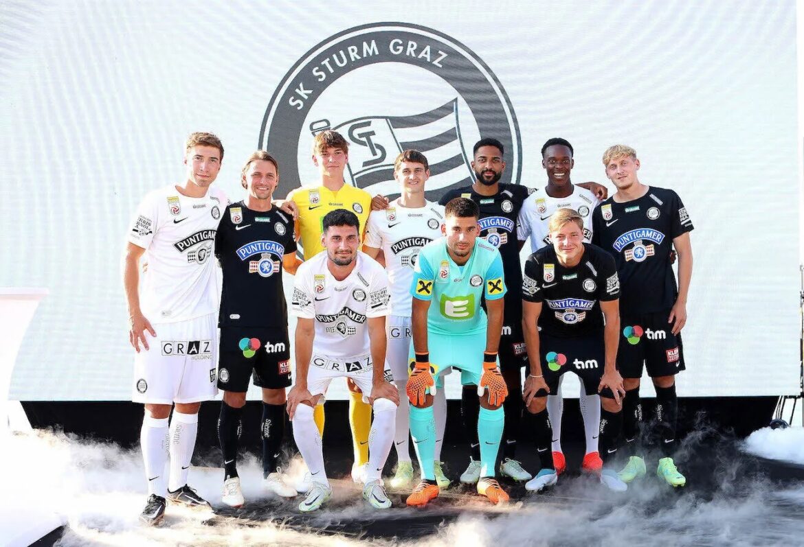 Camisas do SK Sturm Graz 2023-2024 são reveladas pela Nike