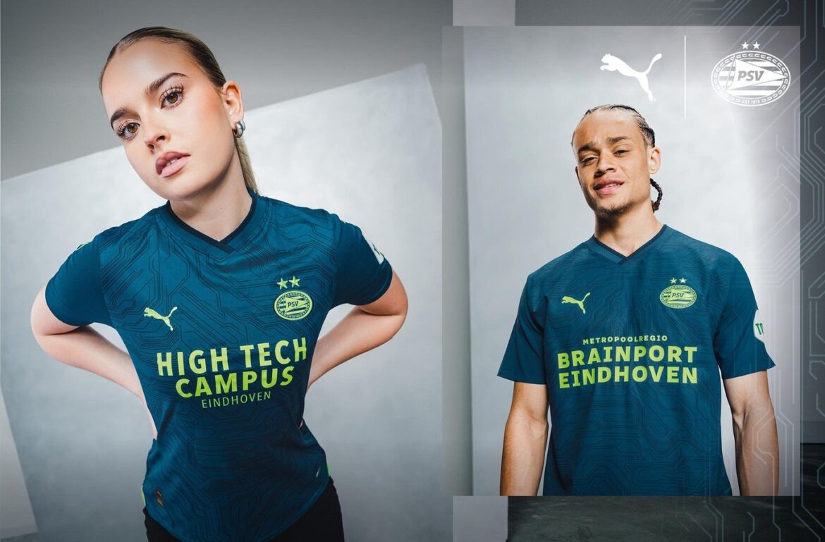 Terceira camisa do PSV Eindhoven 2023-2024 é lançada pela PUMA