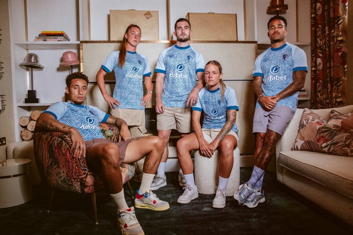 Camisa reserva do AFC Bournemouth 2023-2024 é revelada pela Umbro