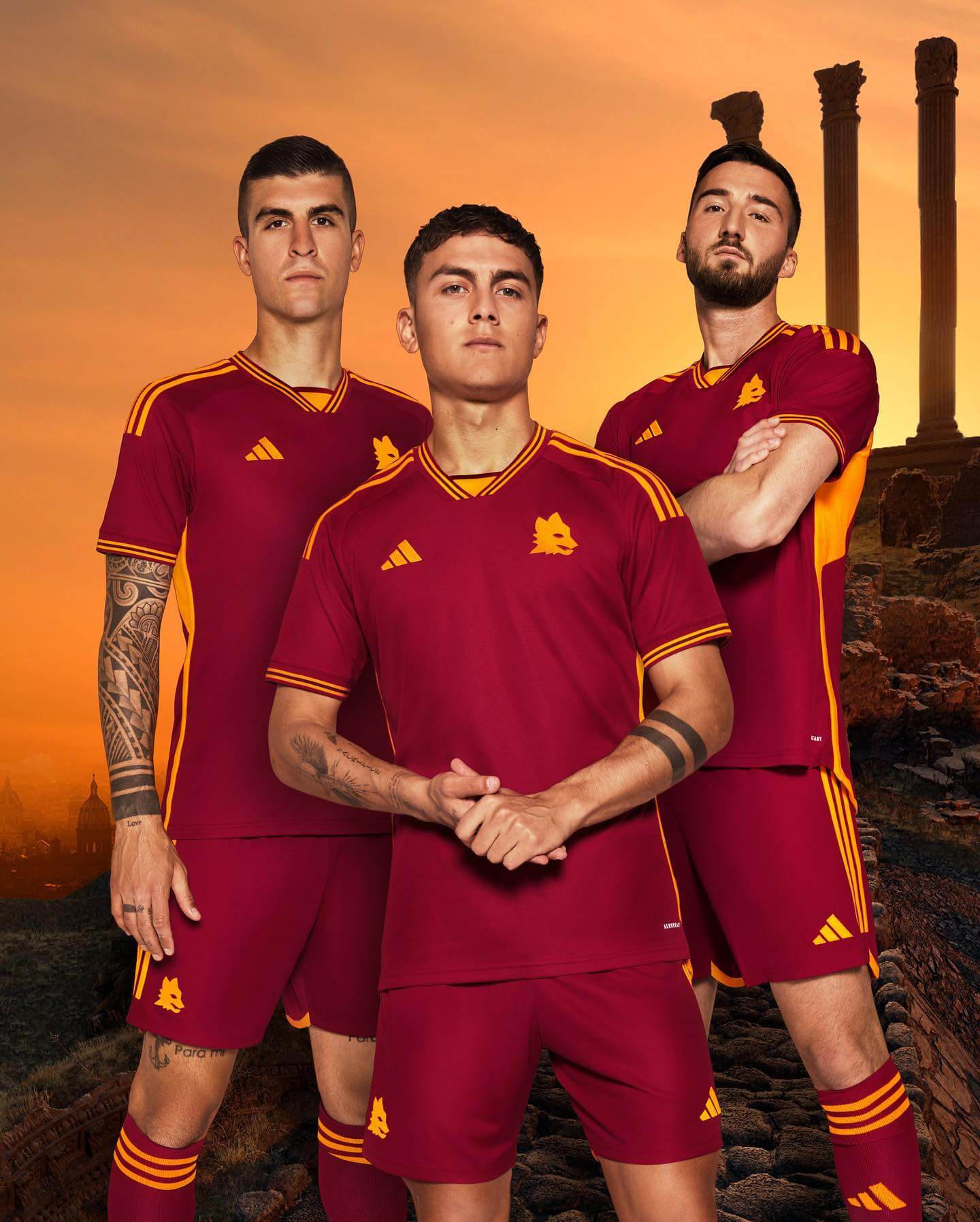 Nova Camisa Da AS Roma 2023 2024 Adidas Mantos Do Futebol