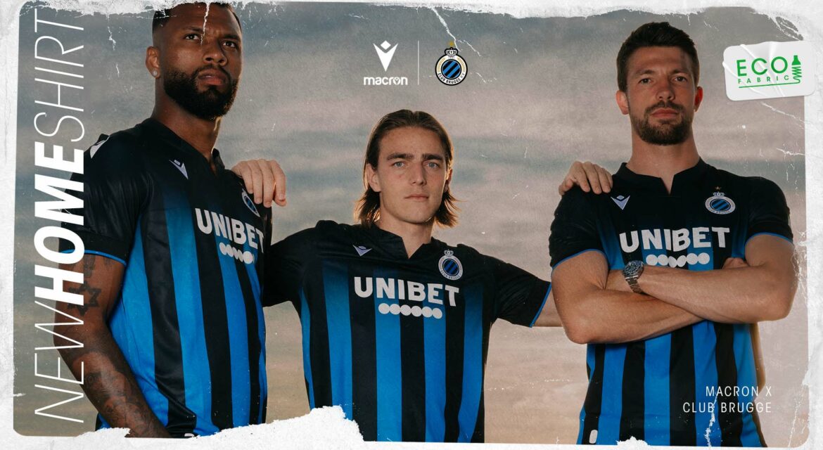 Camisa titular do Club Brugge 2023-2024 Macron