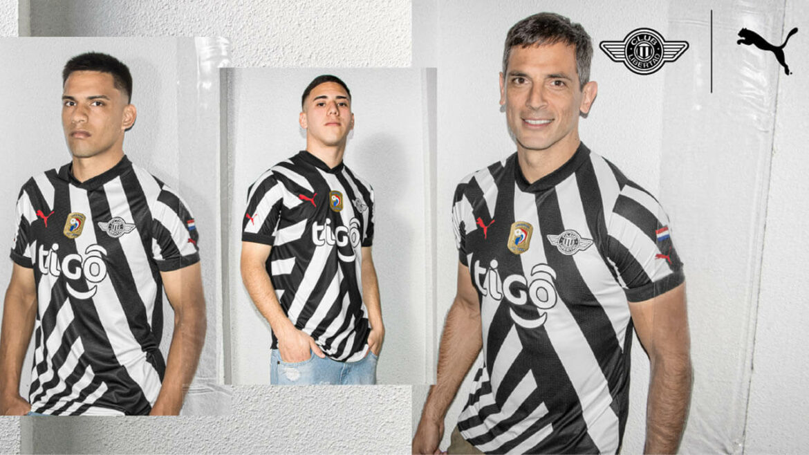 Camisa titular do Club Libertad 2023-2024 PUMA a