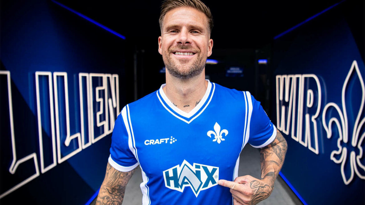 Camisa titular do Darmstadt 2023-2024 Craft a