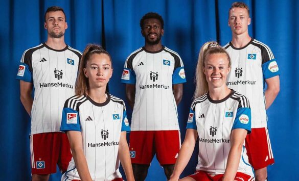 Camisa titular do Hamburgo SV 2023-2024 é lançada pela Adidas