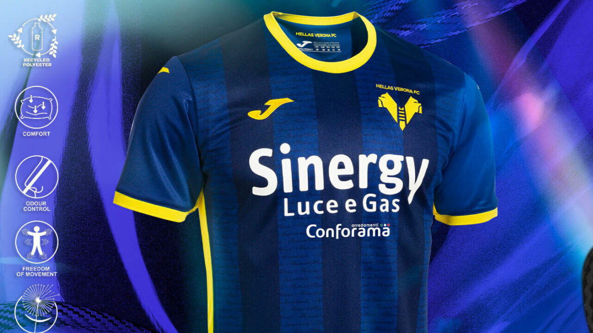 Camisa titular do Hellas Verona 2023-2024 JOMA a