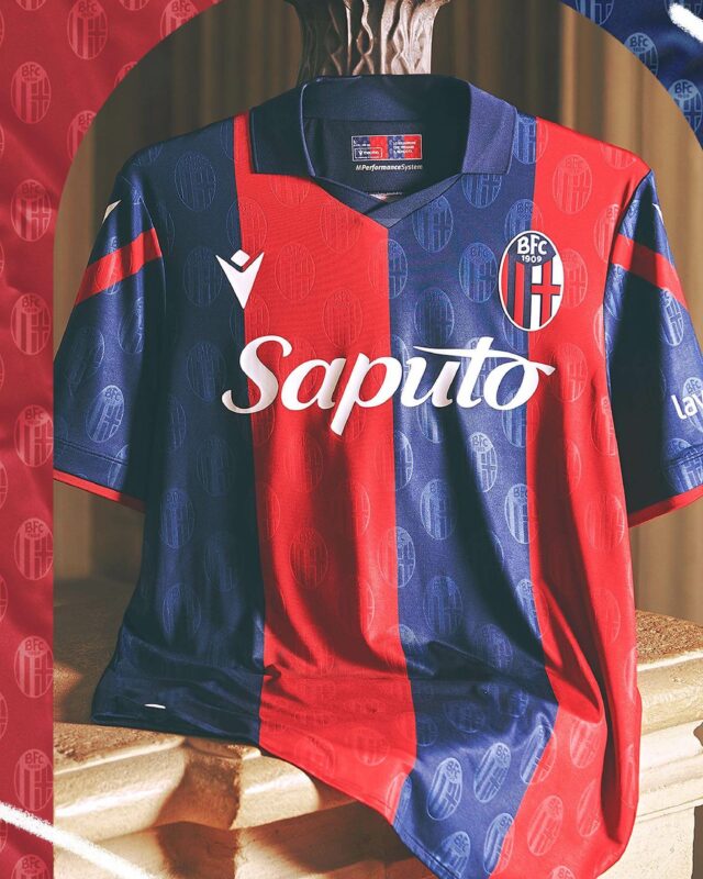 Novas camisas do Bologna FC 20232024 Macron » MDF
