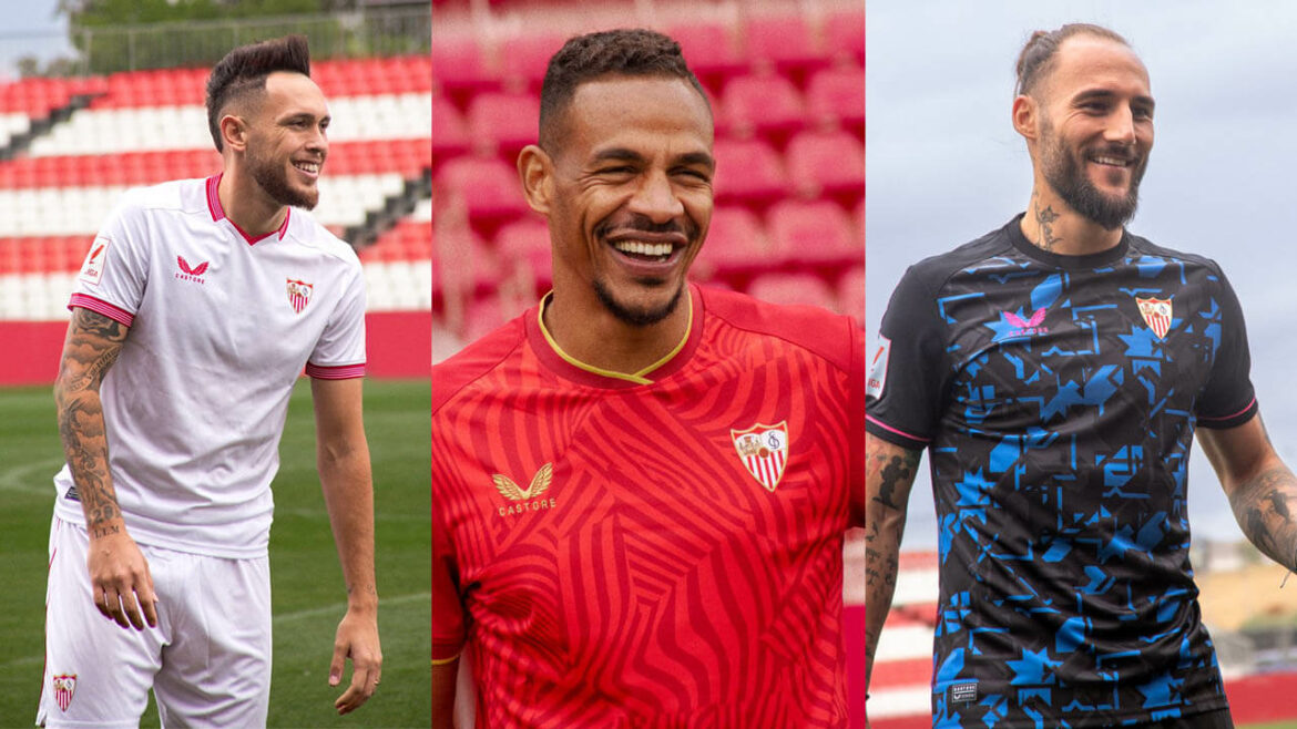 Camisas do Sevilla FC 2023-2024 Castore a Camisas do Sevilla FC 2023-2024 Castore a