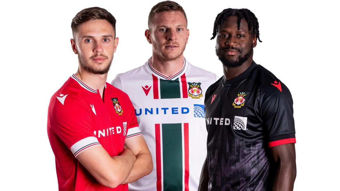 Camisas do Wrexham AFC 2023-2024 Macron a