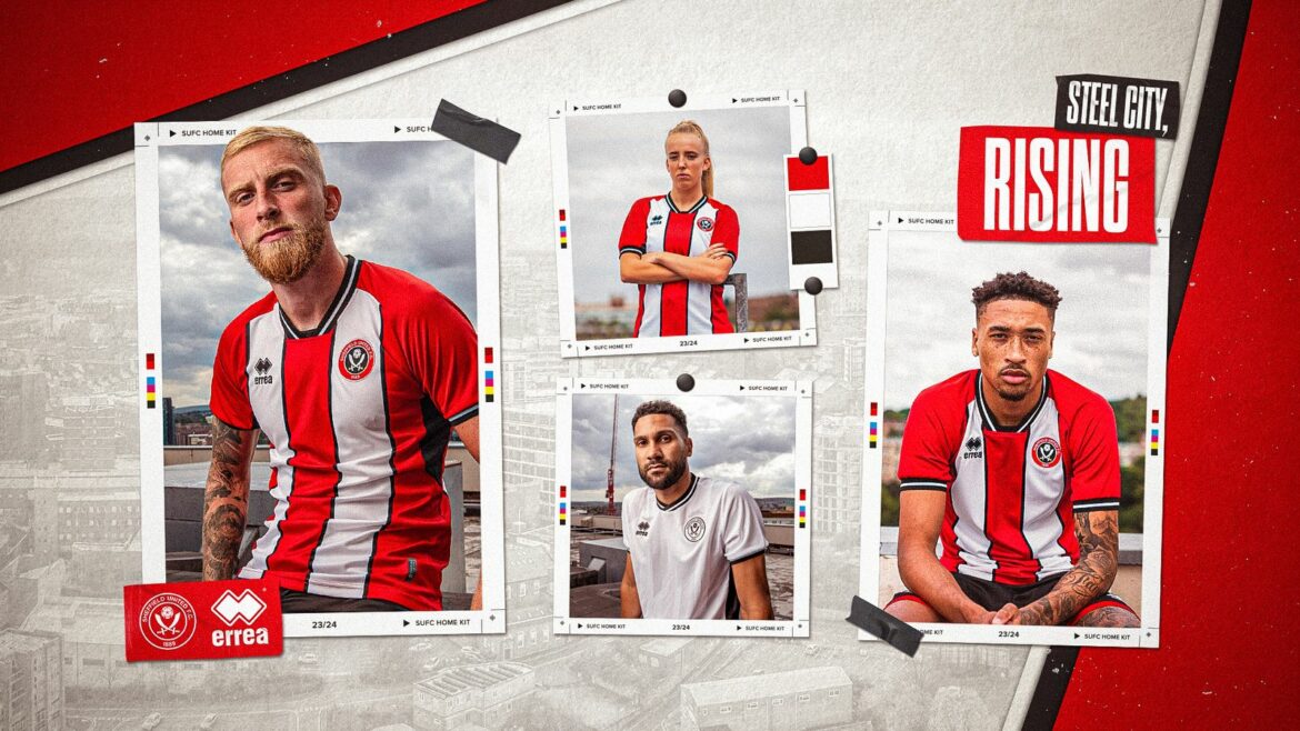 Erreà lança nova camisa titular do Sheffield United 2023-2024